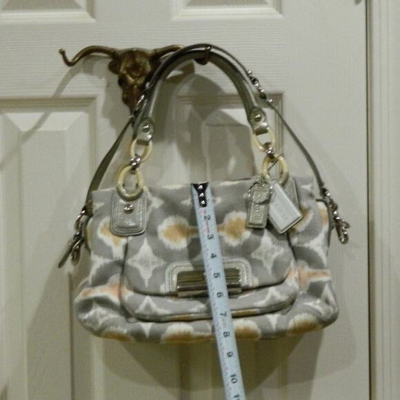 Coach Kristin Op Art i-Cat Handbag Shoulder Bag Clean - Picture 6 of 12